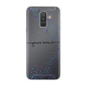 CaseCompany Sterren: Samsung Galaxy A6 Plus (2018) Transparant Hoesje