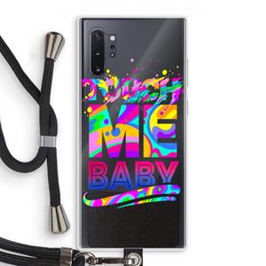 CaseCompany Touch Me: Samsung Galaxy Note 10 Plus Transparant Hoesje met koord