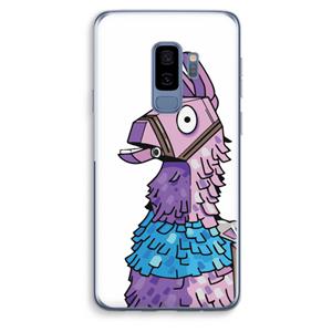 CaseCompany Lama: Samsung Galaxy S9 Plus Transparant Hoesje