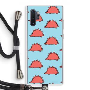 CaseCompany Dinosawrr: Samsung Galaxy Note 10 Plus Transparant Hoesje met koord