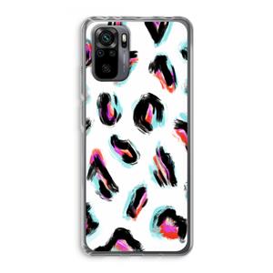 CaseCompany Cheetah color: Xiaomi Redmi Note 10 Pro Transparant Hoesje