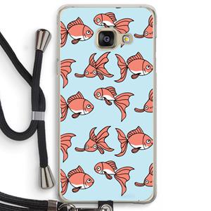 CaseCompany Blub: Samsung Galaxy A3 (2016) Transparant Hoesje met koord