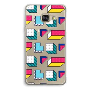 CaseCompany 8-bit N°7: Samsung A3 (2017) Transparant Hoesje
