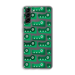 CaseCompany Crocs: Samsung Galaxy S21 Plus Transparant Hoesje