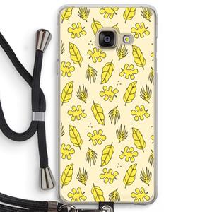 CaseCompany Herfst: Samsung Galaxy A3 (2016) Transparant Hoesje met koord