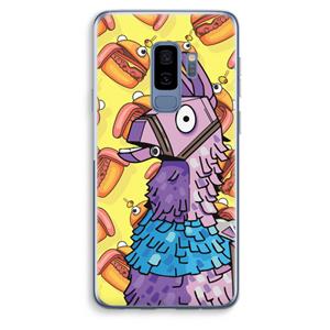 CaseCompany Loot Burger: Samsung Galaxy S9 Plus Transparant Hoesje