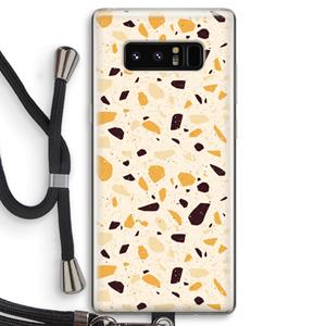 CaseCompany Terrazzo N°13: Samsung Galaxy Note 8 Transparant Hoesje met koord