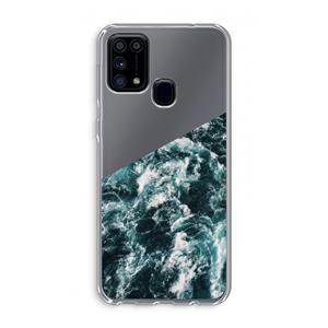 CaseCompany Zee golf: Samsung Galaxy M31 Transparant Hoesje