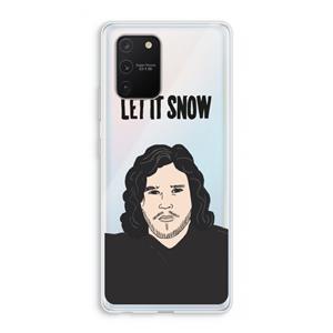 CaseCompany Let It Snow: Samsung Galaxy S10 Lite Transparant Hoesje