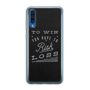CaseCompany Risk loss: Samsung Galaxy A50 Transparant Hoesje