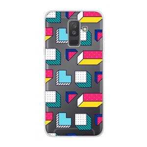 CaseCompany 8-bit N°7: Samsung Galaxy A6 Plus (2018) Transparant Hoesje