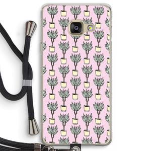 CaseCompany Boompje: Samsung Galaxy A3 (2016) Transparant Hoesje met koord