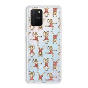 CaseCompany Gymboys: Samsung Galaxy S10 Lite Transparant Hoesje