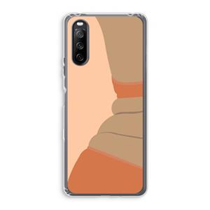 CaseCompany Bikini: Sony Xperia 10 III Transparant Hoesje