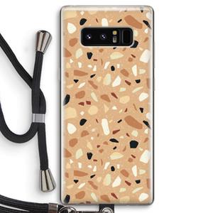CaseCompany Terrazzo N°17: Samsung Galaxy Note 8 Transparant Hoesje met koord