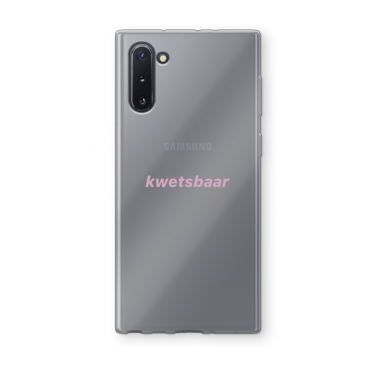 CaseCompany kwetsbaar: Samsung Galaxy Note 10 Transparant Hoesje