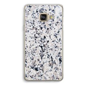 CaseCompany Gespikkelde marmer: Samsung A3 (2017) Transparant Hoesje