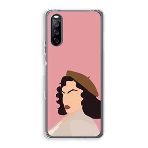 CaseCompany Confidence: Sony Xperia 10 III Transparant Hoesje