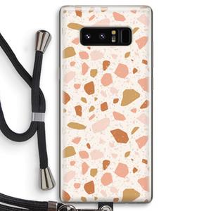 CaseCompany Terrazzo N°18: Samsung Galaxy Note 8 Transparant Hoesje met koord