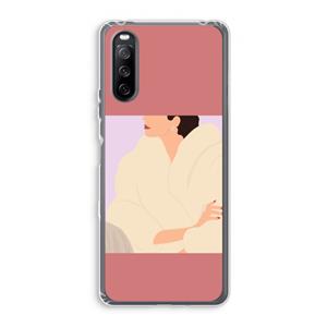 CaseCompany Cosy: Sony Xperia 10 III Transparant Hoesje