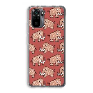 CaseCompany Mammoet: Xiaomi Redmi Note 10 Pro Transparant Hoesje