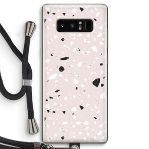 CaseCompany Terrazzo N°20: Samsung Galaxy Note 8 Transparant Hoesje met koord