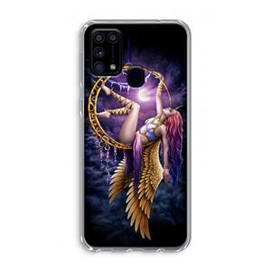 CaseCompany Aerial Angel: Samsung Galaxy M31 Transparant Hoesje