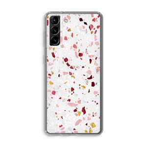 CaseCompany Terrazzo N°9: Samsung Galaxy S21 Plus Transparant Hoesje