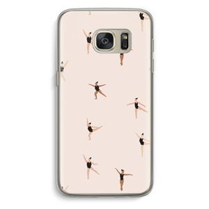 CaseCompany Dancing #1: Samsung Galaxy S7 Transparant Hoesje