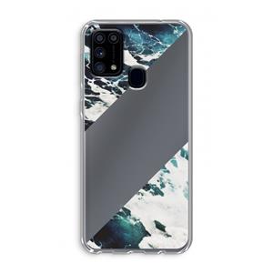 CaseCompany Golven: Samsung Galaxy M31 Transparant Hoesje