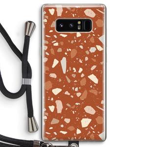 CaseCompany Terrazzo N°22: Samsung Galaxy Note 8 Transparant Hoesje met koord