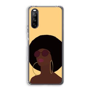 CaseCompany Golden hour: Sony Xperia 10 III Transparant Hoesje