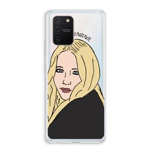 CaseCompany Mary Kate: Samsung Galaxy S10 Lite Transparant Hoesje