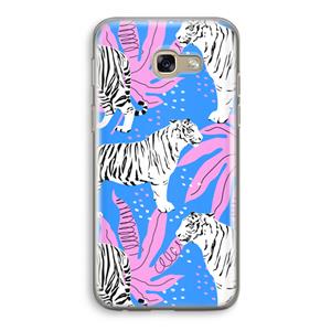 CaseCompany Tijger: Samsung Galaxy A5 (2017) Transparant Hoesje