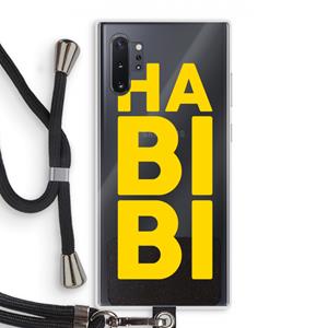 CaseCompany Habibi Majorelle : Samsung Galaxy Note 10 Plus Transparant Hoesje met koord