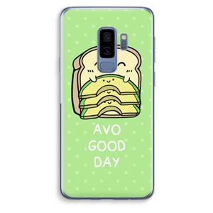 CaseCompany Avo Good Day: Samsung Galaxy S9 Plus Transparant Hoesje