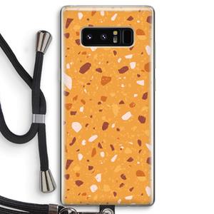 CaseCompany Terrazzo N°24: Samsung Galaxy Note 8 Transparant Hoesje met koord