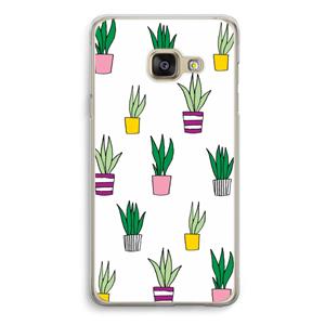 CaseCompany Sanseveria: Samsung A3 (2017) Transparant Hoesje