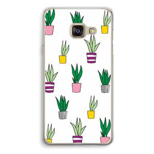 CaseCompany Sanseveria: Samsung A3 (2017) Transparant Hoesje