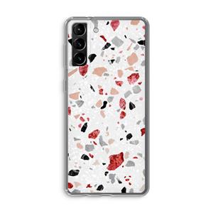 CaseCompany Terrazzo N°12: Samsung Galaxy S21 Plus Transparant Hoesje