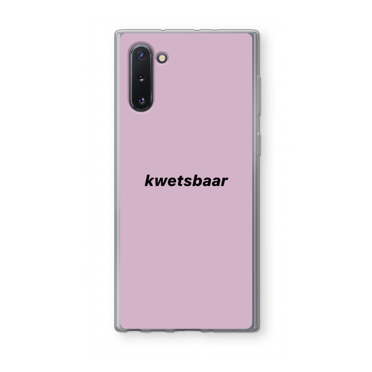CaseCompany kwetsbaar: Samsung Galaxy Note 10 Transparant Hoesje