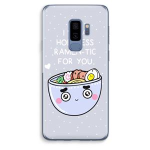 CaseCompany I'm A Hopeless Ramen-Tic For You: Samsung Galaxy S9 Plus Transparant Hoesje