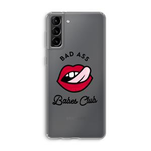 CaseCompany Badass Babes Club: Samsung Galaxy S21 Plus Transparant Hoesje