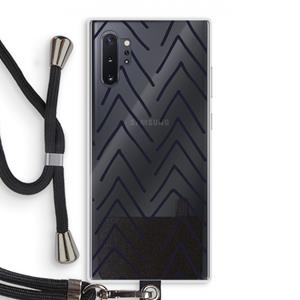 CaseCompany Marrakech Arrows: Samsung Galaxy Note 10 Plus Transparant Hoesje met koord