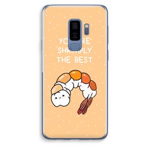 CaseCompany You're Shrimply The Best: Samsung Galaxy S9 Plus Transparant Hoesje