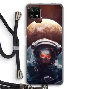 CaseCompany Voyager: Samsung Galaxy A22 5G Transparant Hoesje met koord