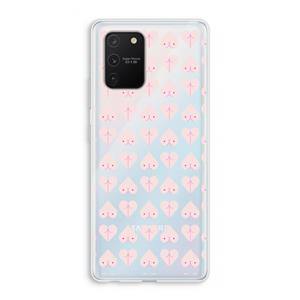 CaseCompany Ass 'n Titties: Samsung Galaxy S10 Lite Transparant Hoesje