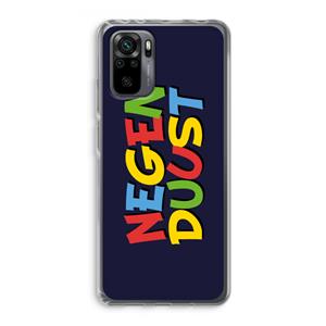 CaseCompany 90's One: Xiaomi Redmi Note 10 Pro Transparant Hoesje