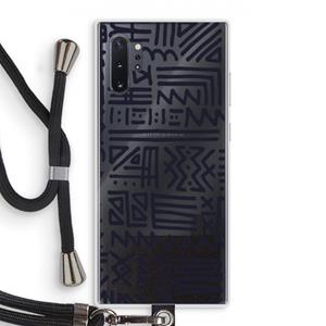 CaseCompany Marrakech print: Samsung Galaxy Note 10 Plus Transparant Hoesje met koord