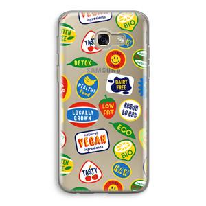 CaseCompany Fruitsticker: Samsung Galaxy A5 (2017) Transparant Hoesje